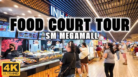 [4K] Exploring SM MEGAMALL FOOD COURT & Savoring the All .